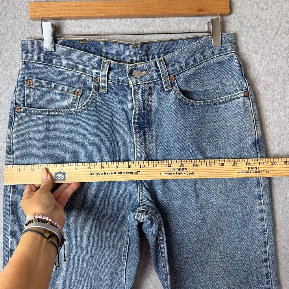 Vintage Levi's 550 Jeans Mens Relaxed Fit Ridged Denim Classic Western Retro
